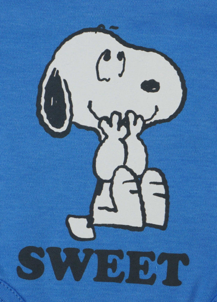 Hosszú ujjú baba body Snoopy mintával-1